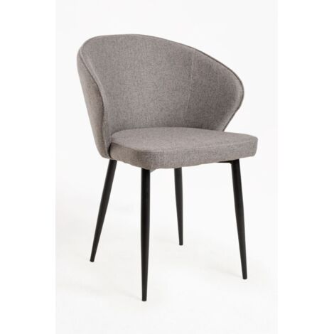 Sillas Comedor - Silla Zalva Tela - Gris (1/5)
