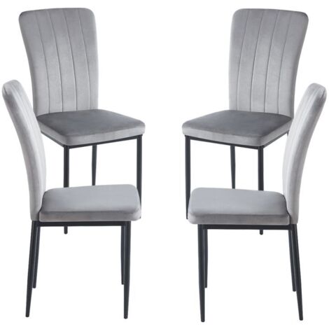Packs Sillas Comedor - Pack 4 Sillas Bioba - Gris oscuro