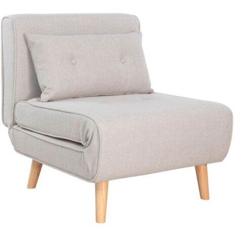 Sofás y Sillones - Sofá Cama Rime Tela - Beige