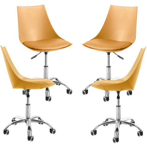 Packs Sillas - Pack 4 Sillas Blok Office - Mostaza (1/5)