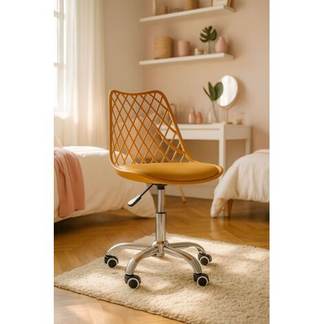 Sillas de escritorio - Silla Mima Office - Mostaza