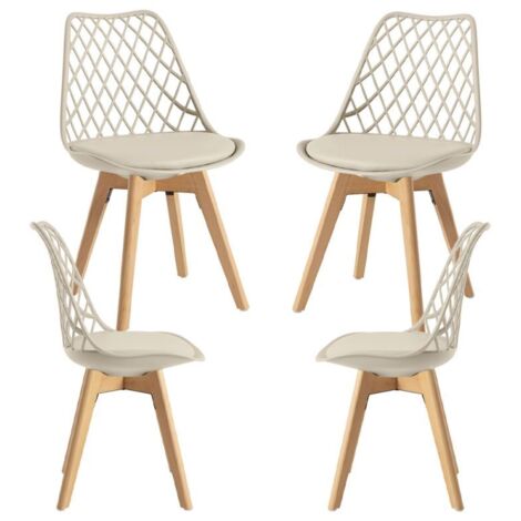 Packs Sillas Comedor - Pack 4 Sillas Mima - Greige