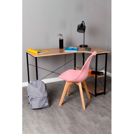 Conjuntos de mesa y sillas - Conjunto Escritorio Estik y Silla Synk Basic - Rosa (1/5)