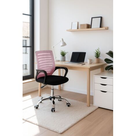 Sillas de escritorio - Silla Visi - Rosa claro