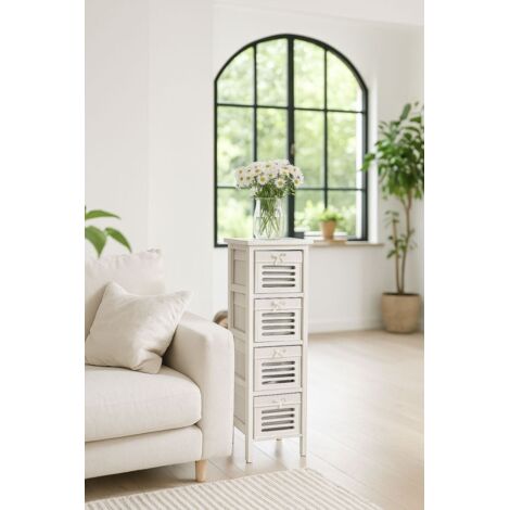 Muebles Auxiliares - Cajonera Estrecha Kirota 4 Cajones