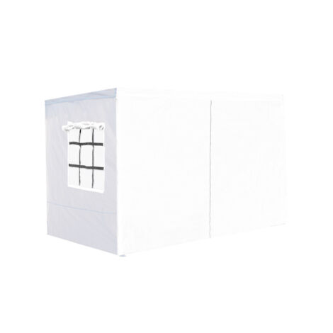Packs Laterales Carpas Plegables - Pack 4 Laterales para Carpas 3x3 Eco 2L1V1P - Blanco