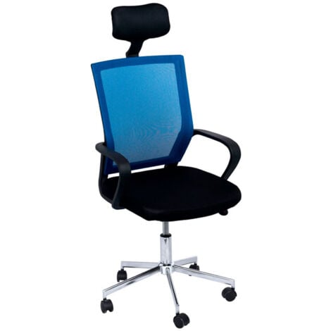 Sillas Gaming - Silla Solium - Azul y Negro