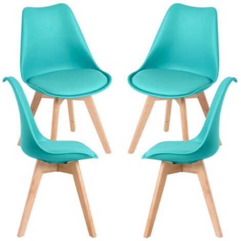Packs Sillas Comedor - Pack 4 Sillas Synk Basic - Aguamarina