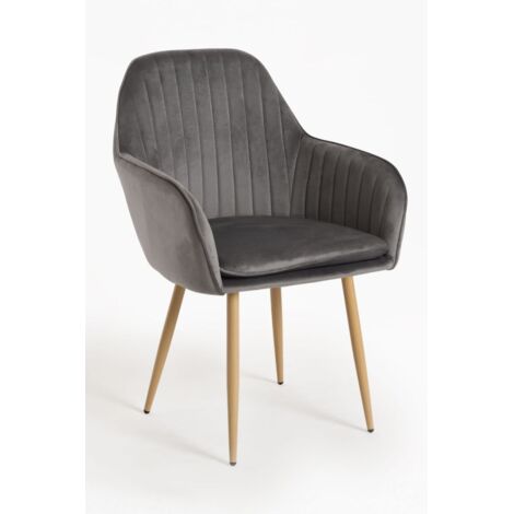 Sillas Comedor - Silla Chic - Gris oscuro