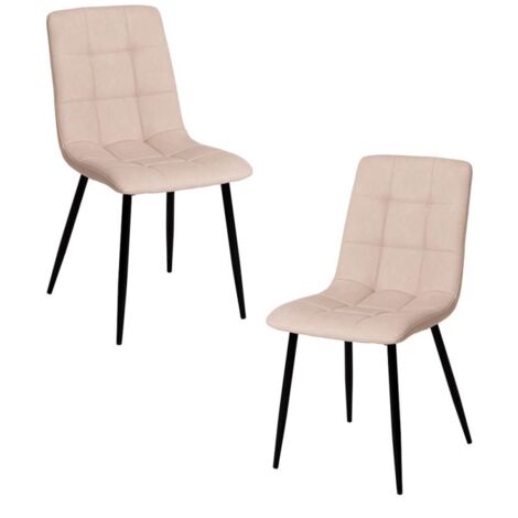 Packs Sillas Comedor - Pack 2 Sillas Stuhl Polipiel - Beige
