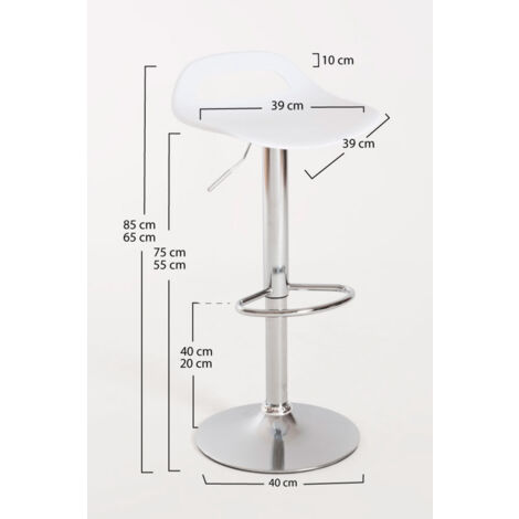 Taburetes Cocina - Taburete Dok - Blanco