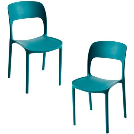 Packs Sillas Jardín - Pack 2 Sillas Inis - Verde azulado