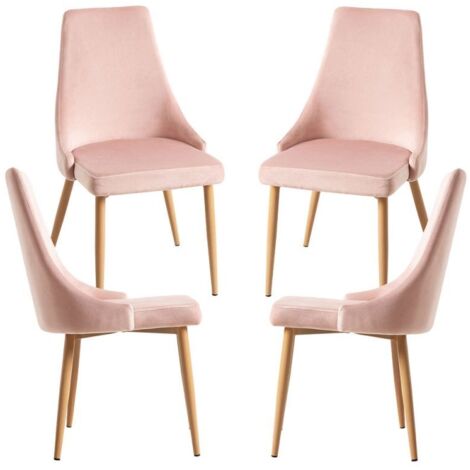 Packs Sillas Comedor - Pack 4 Sillas Stoik Wood - Rosa (1/5)