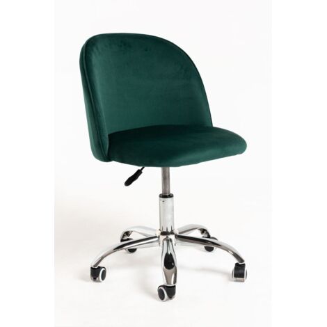Sillas de escritorio - Silla Vint Terciopelo Office - Verde