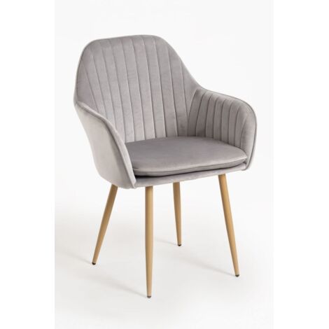 Sillas Comedor - Silla Chic - Gris