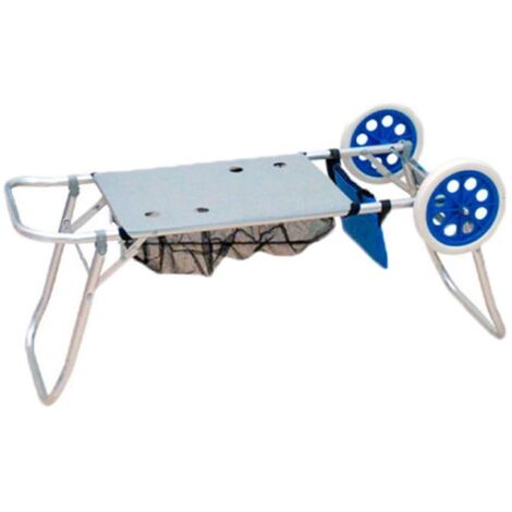 Jardín - Carro Playa Plegable 105 x 52 cm - Azul