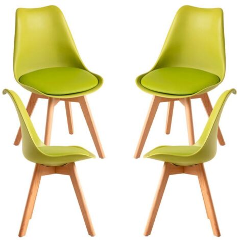 Packs Sillas Comedor - Pack 4 Sillas Synk Basic - Verde Claro