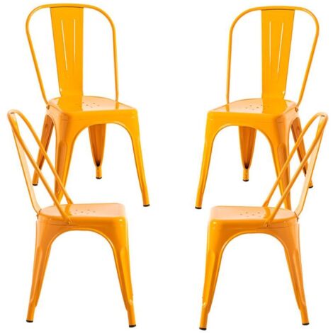 Packs Sillas Comedor - Pack 4 Sillas Torix - Naranja Azafrán (1/5)