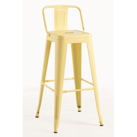 Packs Taburetes Altos - Pack 2 Taburetes Torix Respaldo - Amarillo Cuarzo (1/5)