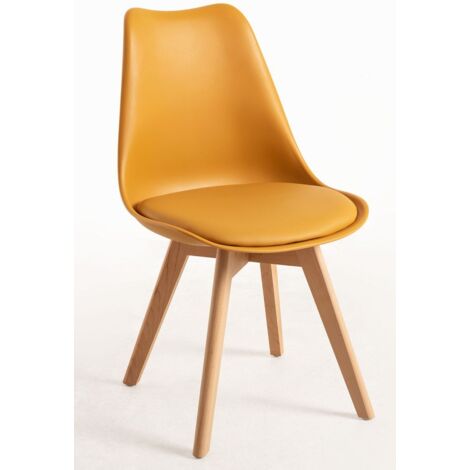 Packs Sillas Comedor - Pack 2 Sillas Synk Basic - Mostaza (1/5)