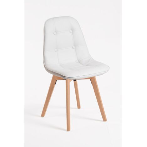 Sillas Comedor - Silla Vorak - Blanco