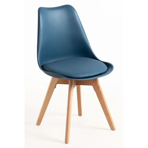 Packs Sillas Comedor - Pack 2 Sillas Synk Basic - Azul Petróleo
