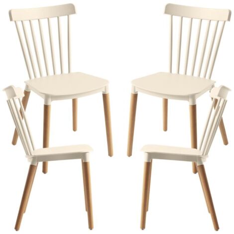 Packs Sillas Comedor - Pack 4 Sillas Leka - Beige (1/5)