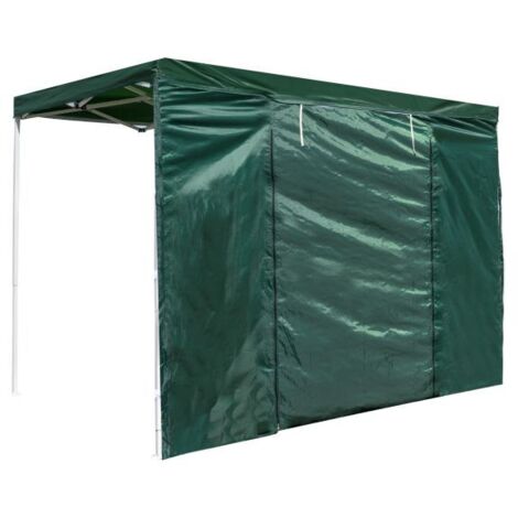 Laterales Individuales Carpas Plegables - Lateral con Puerta 3 Metros Eco - Verde