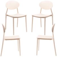 Packs Sillas Jardín - Pack 4 Sillas Bután - Beige