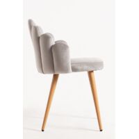 Sillas Comedor - Silla Hand Terciopelo - Gris