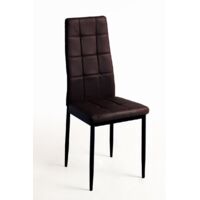 Packs Sillas Comedor - Pack 4 Sillas Lan Polipiel - Marrón