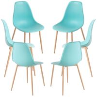 Packs Sillas Comedor - Pack 6 Sillas Mykle - Aguamarina