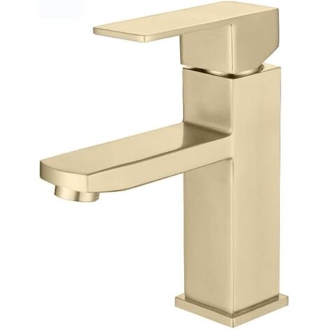 Warm And Cold can be used Faucets, With 2 Hoses, Shiny Golden Faucets,Applicable to Vintage Faucets for Bathrooms And Washrooms (1/5)