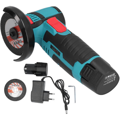 Meuleuse d'angle sans fil portable sans balais pour travaux de décoration intérieure, prise EU 100‑240V (1/5)