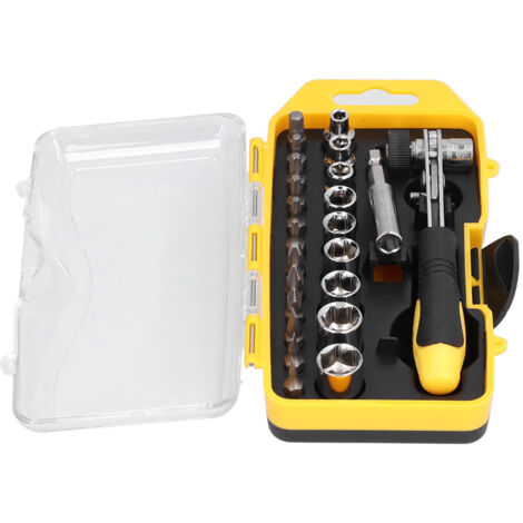 SK-1162 Kit de Tournevis à Cliquet 23 Pièces pour Réparation Électroménager (1/5)