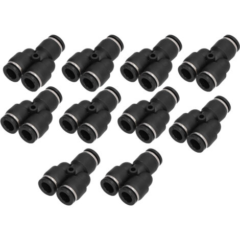 Diviseur de Tuyau à 3 Voies pour Équipements d'Automatisation, Joint Bien Scellé, Démontage Facile, Diamètre Intérieur de 4mm (1/5)