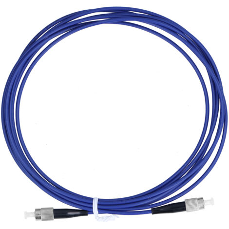 Câble de raccordement en fibre optique monomode blindé 1 cœur FC/UPC bleu (3 mètres) (1/5)