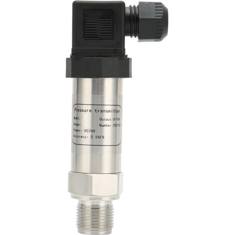 Capteur de Pression Alliage d'Aluminium pour Hydraulique Eau Air 0-500Kpa Transmetteur 24V DC (1/5)