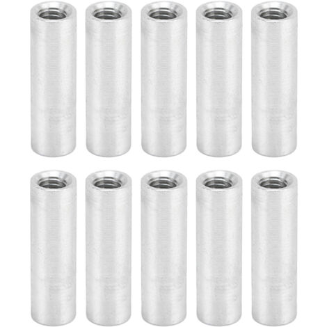 10 Pièces Entretoises Filetées en Alliage d'Aluminium pour Drone Quadcopter DIY, Colonnes Rondes M4x0.7mm Longueur 20mm