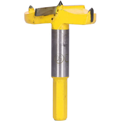 Mèche Forstner Carbure 50mm pour Bois, Perceuse à Charnière et Trou d'Évidement, Outil de Menuiserie Professionnel (1/5)