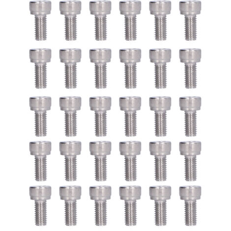 30 Vis à tête cylindrique M5 A2-70 en acier inoxydable pour assemblage et réparation, kit de 30 pièces M5x10 (1/5)
