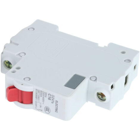 Disjoncteur Miniature 1P 16A C16 pour Rail DIN - 230V/400V Basse Tension (1/5)