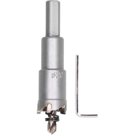 Foret Scie à Percer 20mm en Carbure TCT pour Métal et Bois - Outil de Découpe et Perçage (1/5)