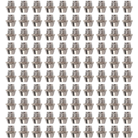 100 Pièces Support LED 5mm Structure Robuste Étanche Matériau Durable Installation Facile Porte-Ampoule (1/5)
