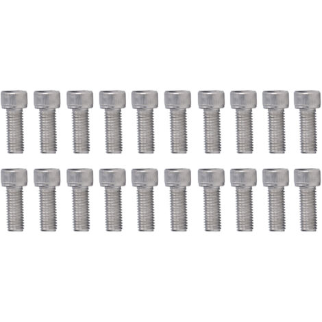 20 Vis à tête hexagonale creuse M12x30 A2-70 en acier inoxydable, filetage gros pas 1.75, DIN 912 - Lot de 20 pièces (1/5)