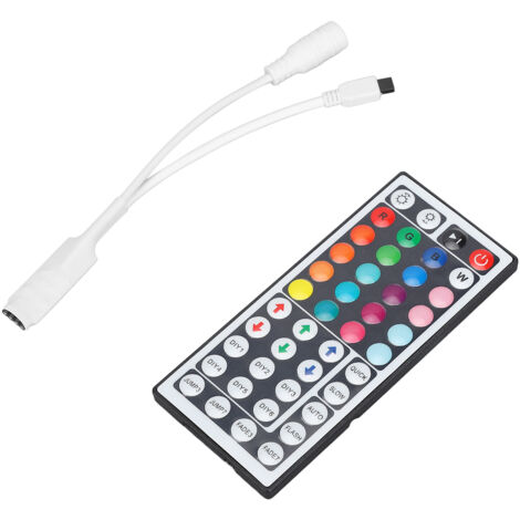 Télécommande infrarouge RGB 44 touches pour bandes lumineuses LED 5050 et 2835 (1/5)