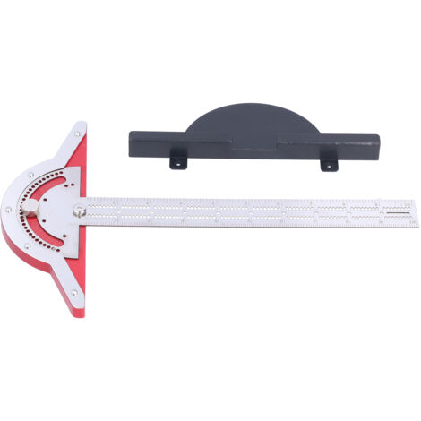 Règle en T en alliage d'aluminium pour menuisiers, architectes et designers - 25 cm (1/5)