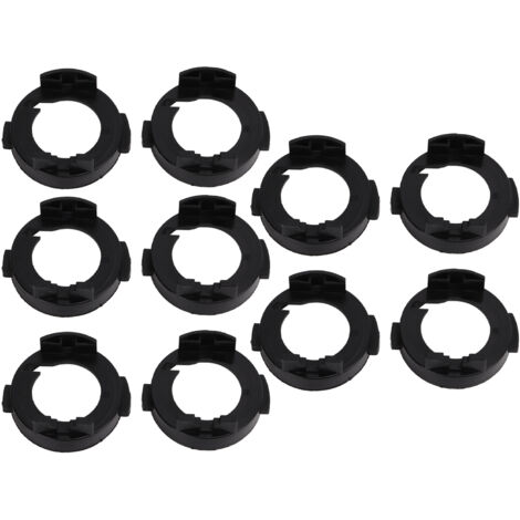 10 Pièces Supports de Projecteurs LED, Design Professionnel Léger et Compact en ABS pour Ampoules Phares (1/5)