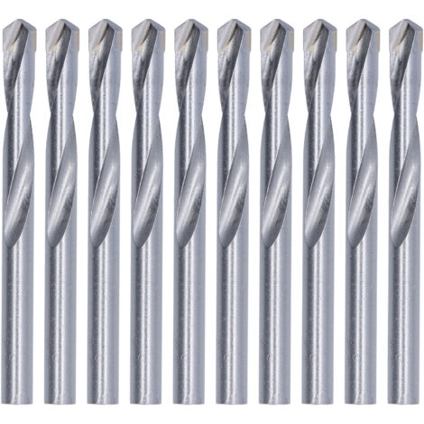 10 Pièces Fraises à Graver en Acier Tungstène, Queue Droite, Kit de 8mm pour Perçage et Sculpture (1/5)