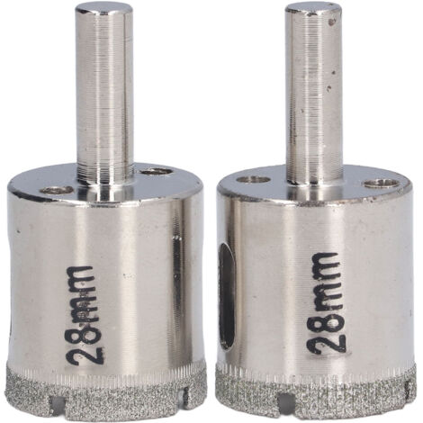 2 Pièces Foret à Trépan Diamant 28mm pour Céramique, Marbre et Granit (1/5)